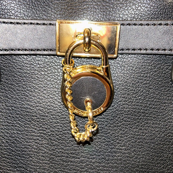 NWOT Michael Kors Hamilton sherling crossbody satchel - Picture 3 of 9